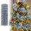 Κορδέλα Deco Mesh 10" x 10 γιάρδες, Μεταλλικό φύλλο, γκρι – για στεφάνια, στολίδια, 1