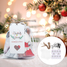 Cadeaux de baby shower Masteelf comprenant porte-clés empreinte de pied argentée, ouvre-bouteilles, étiquettes de remerciement et sacs de