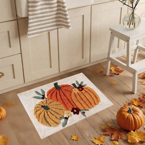 Χαλί κολοκύθας για το Halloween 40x60cm από πολυεστέρα