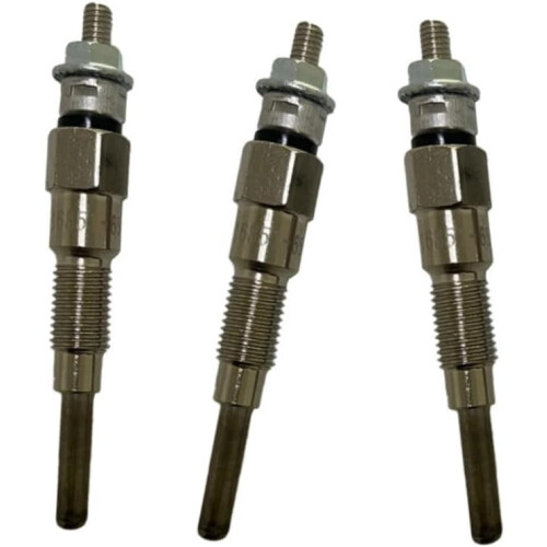 Glow Plug Compatible with Kubota D640-D1505 3 Pack