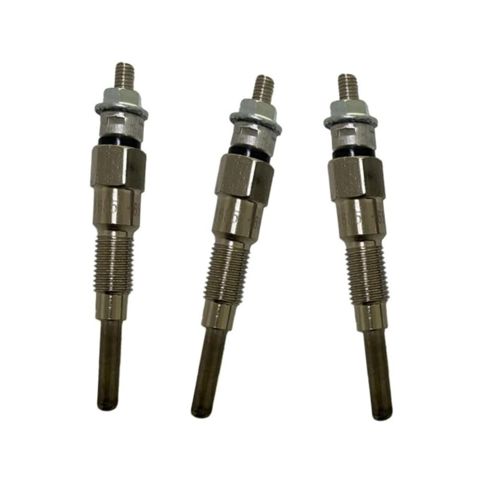 3X Glow Plug 16851-65510/16851-65512/16854-65510 Compatible With Kubota D640, D722, D782, D902, D905, D1005, D1105, D1305, D1505, Z482 9329345019418
