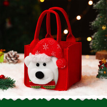 Confezione regalo natalizia, ideale per la vigilia di Natale, compatibile con confezioni Apple e decorata con alci, Babbo Natale, pupazzi di neve e