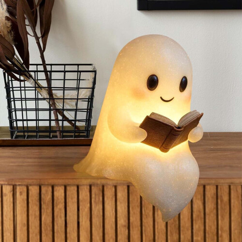 Νυχτερινό φως LED Ghost – Ζεστή λάμψη για το Halloween, συμβατό με υπνοδωμάτιο/δωμάτιο