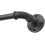 Sort industriel gardinstang – justerbar 122–240 cm 1