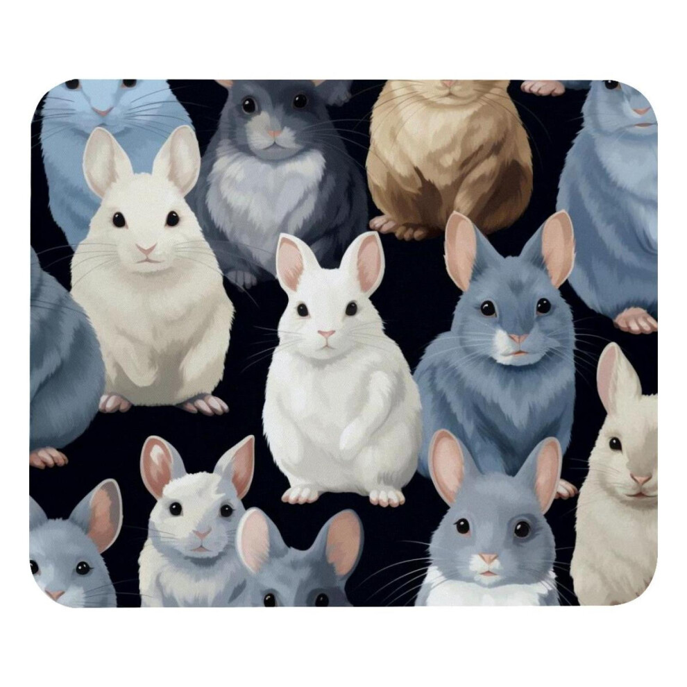 Chinchilla Mouse Pad Rubber Gaming And Office Use 9558830503327