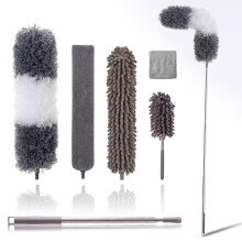 Kit de curățare a prafului din microfibră DISEN, 6 piese cu tijă de 100"