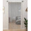 Beaded Curtain for Doorways Silver 39" x 79" 1