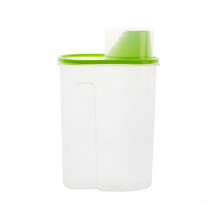 Boîte de conservation hermétique pour riz MOQIN avec bec verseur et poignée – 1,9 L/2,5 L, sans BPA, compatible avec les aliments secs, les