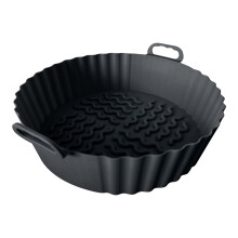 Harlier Silicone Air Fryer Liners for 3–5 QT, BPA-Free, Food-Grade, Reusable, Compatible with Air Fryers