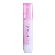 Quick-Dry Broad Tip Highlighter Pens - Bright Colors, Large 10ml Capacity for Office, Home & Daily Use Pink