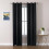 Cortinas Blackout 42x63 polegadas, 2 painéis, com ilhós. 1