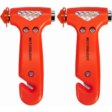 2-Pack Car Safety Hammer & Seatbelt Cutter, Emergency Escape Tool with Glass Breaker – Compatible with All Vehicles