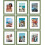 Picture Frames Set of 9 8x10 Rustic Green Engineered Wood 1