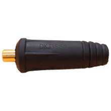 Adaptateur de connecteur de panneau de câble de soudage à fixation rapide de style européen DKJ25-50-70 (noir, DKJ35-50)