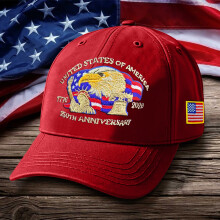 Cappello per il 250 anniversario degli Stati Uniti: design con la Statua della Libertà e l'aquila calva – compatibile con gli eventi statunitensi