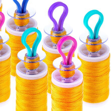 Prettyia 120pcs Bobbin Thread Holders Buddies Clips Sewing Machine Accessories