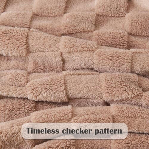 King-Size-Flanell-Fleecedecke, Taupe