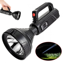 HIBIBUD50000LM Oppladbar Superlyssterk Lommelykt, Vanntett Langtrekkende LED-Lommelykt For Camping, Fiske, Jakt, Fotturer, Patruljering – Kompatibel