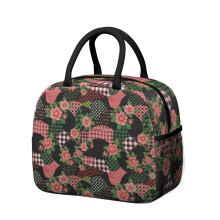 Isolert matboks med blomstermotiv for kvinner – Lekkasjesikker, bærbar for jobb, strand, reise, piknik, camping