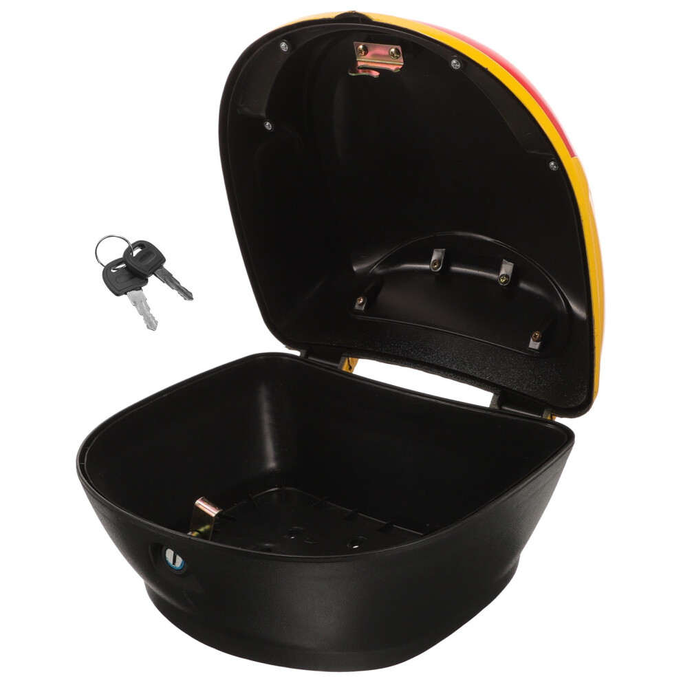 Motorcycle Tail Box Small Motorcycle Rear Storage Box Universal Motorcycle Trunk 9558633800807