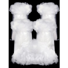 Fake Snow Decor Fiber Artificial Snow Cotton Snow Fluffy Indoor Decoration for Winter Mantle Christmas Decoration(240 g)