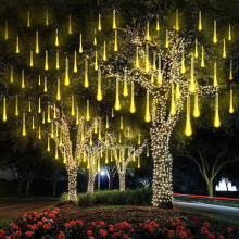 Projecteur Meteor Shower Lights Blanc chaud 10 tubes 540 LED
