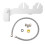 Accessoire de bidet auto-nettoyant, réglable, 9/16 po 3