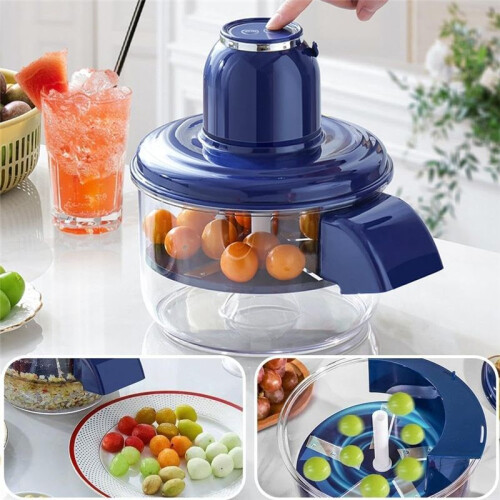 Grape Peeling Machine Garlic Peeling Machine Rechargeable Automatic Small Fruit Peeler Tool for Grapes  Tomatoe A 2
