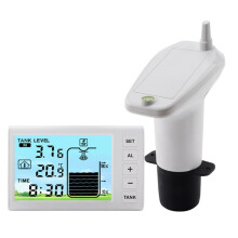 Medidor de Nível Ultrassônico Multifuncional Doméstico Display Digital Tanque de Água Medidor de Nível de Água Monitor de Nível de Água