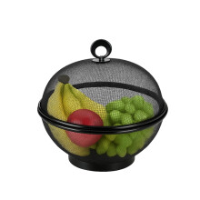 Couvercle alimentaire de 25 cm avec filet anti-mouches, panier à fruits idéal pour la cuisine, les repas et l'extérieur, parfait pour conserver