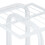 Metal plantehylde 4 niveauer 12