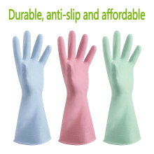 Gants de vaisselle réutilisables FAMTKT, gants de nettoyage de cuisine antidérapants de qualité alimentaire (1 paire) – Compatibles avec les