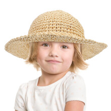 Kinder-Sonnenhüte, Strohhüte, Unisex, Beige, bequemer Sonnenschutz, 1 Set