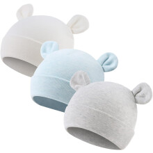Katoenen babymutsje voor pasgeboren meisjes, lentemutsje voor pasgeboren jongens, schattig konijntje babymutsje