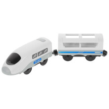Trem elétrico de brinquedo OUNONA para crianças – Plástico e liga metálica, 22 cm