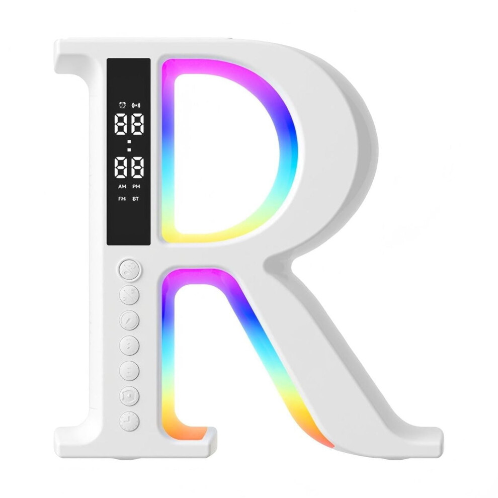 R-Shaped Bluetooth Speaker With Wireless Charging & Led 9450273271040