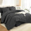 Queen Bed in a Bag Set – Dark Grey, 7-Piece 1
