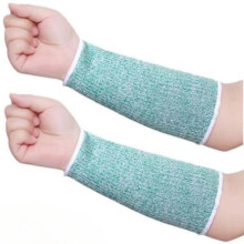 1 Pairs Cut Resistant Sleeves Level 5 Arm Protective Sleeve for Thin Skin and Bruising Gardening Sleeve for Men Women