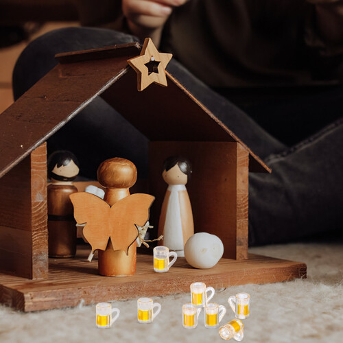40Ud Mini Jarras De Cerveza Multicolor Para Accesorios De 1