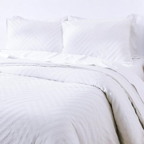 Σετ Παπλωματοθήκης Matelassé από 100% βαμβάκι Queen