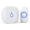 Wireless Doorbell White M520+F55 58 Chimes 1000ft Range 1