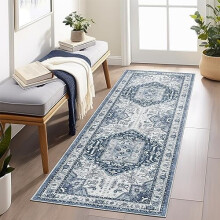 Tapis de couloir lavable antidérapant de 76 cm x 305 cm