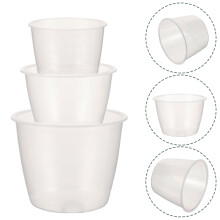 Copo medidor de arroz de plástico transparente, 80 ml