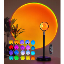 Proiector cu lampă de apus – RGB cu schimbare de culoare, 360