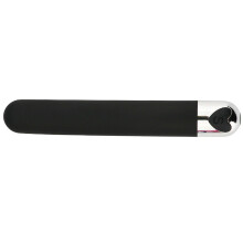 Wiederaufladbarer Silikon-Genussstimulator - 10 Stufen, Schwarz, 137 mm