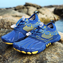 Children's Blue Sneakers Non-Slip Lace-Up 9-9.5 Years