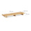 Suporte para banheira de bambu 70 cm 4