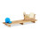 Suporte para banheira de bambu 70 cm 11