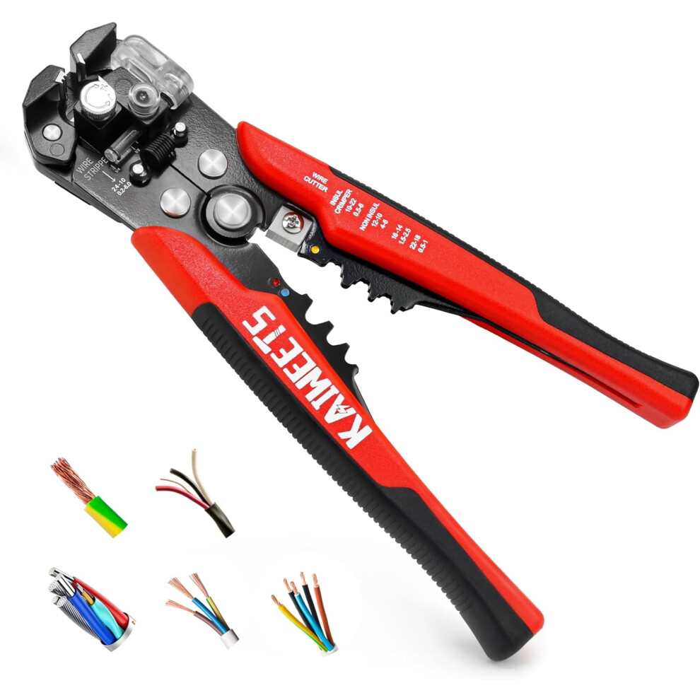Self-Adjusting Wire Stripper 10Â24 Awg 3-In-1 9104899484703