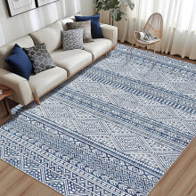 Boho geometrisch vloerkleed 8x10ft